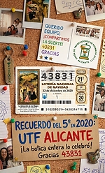 En 2020 la suerte llamó a la puerta de UTF  Alicante